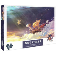 Japanese Anime Puzzle 1000 piece stress relief toy for adults and kids featuring vibrant anime-inspired artwork