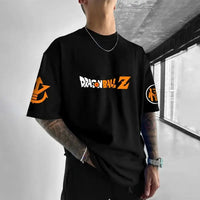 A high-street fashion Dragon Ball Goku T-Shirt featuring a classic hot-blooded anime portrait, made of soft cotton for men and women.