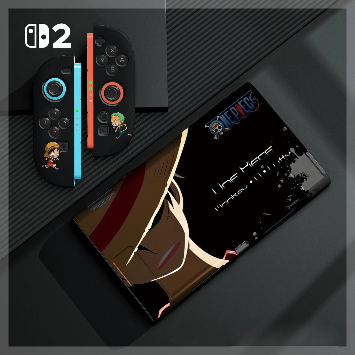 One Piece Luffy Nintendo Switch 2 Case anime soft shockproof Joy-Con cover protective shell gift
