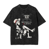 Eustass Kid One Piece Washed T-Shirt | Vintage Streetwear