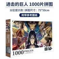 Japanese Anime Naruto Whirlpool Puzzle 1000 piece stress relieving jigsaw puzzle for adults and children