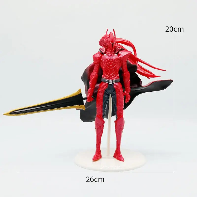 A detailed Solo Leveling Beru Figure made of PVC, featuring the Shadow Ant King in a dynamic battle pose for home decoration.