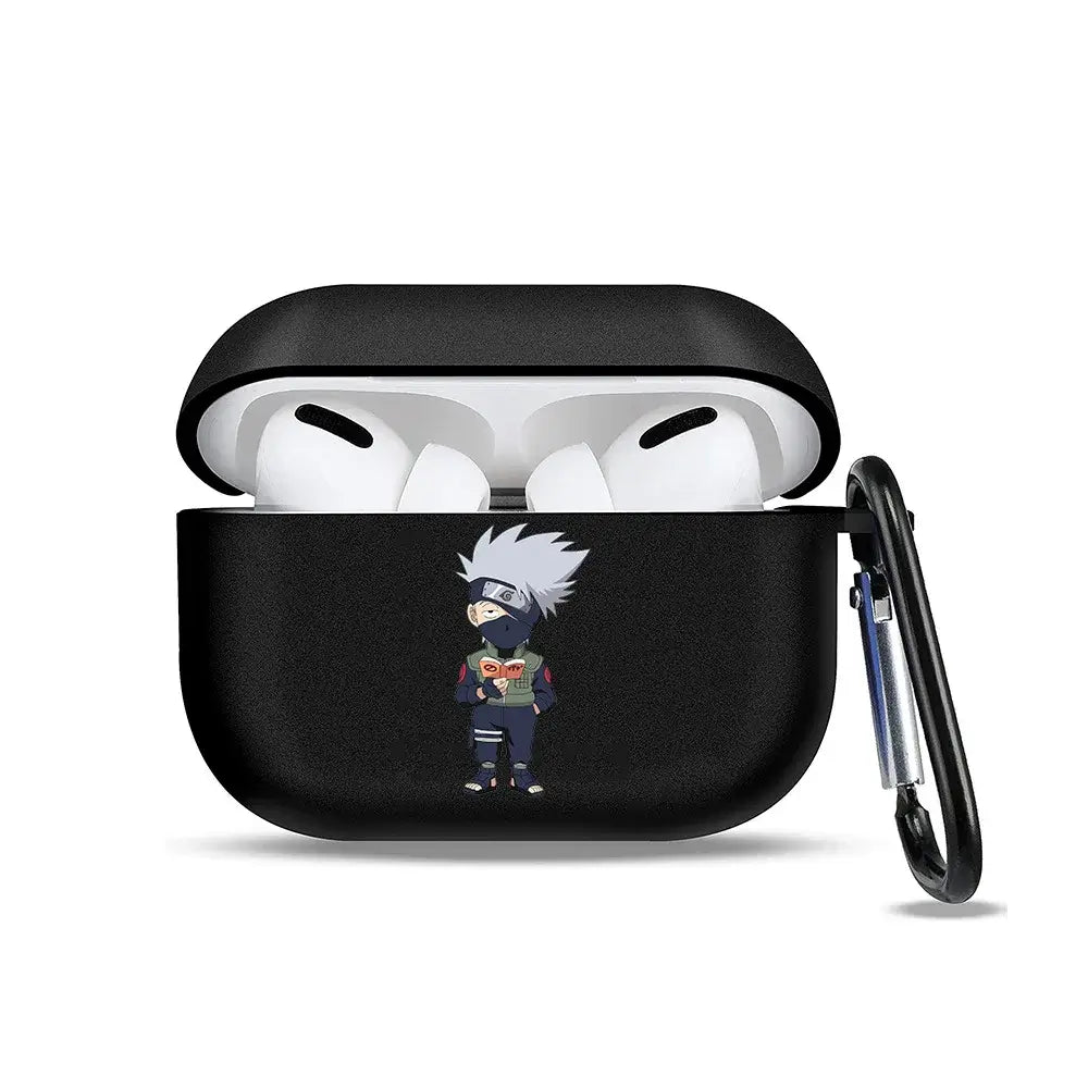 Naruto Itachi AirPods Case Soft Anime Cover TPU cartoon Uchiha Itachi Gaara Akatsuki character figure protective case fits AirPods 1 2 3 Pro Pro2