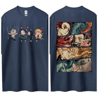 A popular Hot Anime Demon Slayer T-Shirt featuring classic characters in a comfortable, casual short-sleeved top.