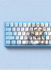 Miyu 129-Key OEM PBT Translucent Keycaps side-engraved 5-side thermal sublimation custom mechanical keyboard