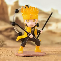 A cute Naruto Pop Mart Blind Box from the Ninkai Taisen Series featuring a collectible chibi anime desktop decoration model.