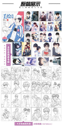 Chainsaw Man Anime Colouring Book multiple pages fan-drawn anime outline sketches colouring