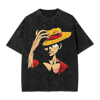 Eustass Kid One Piece Washed T-Shirt | Vintage Streetwear