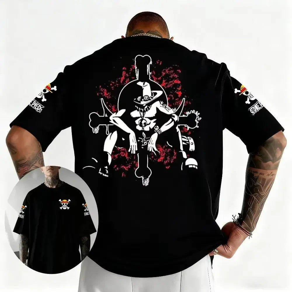 Portgas D. Ace One Piece T-Shirt | Loose Harajuku Tee