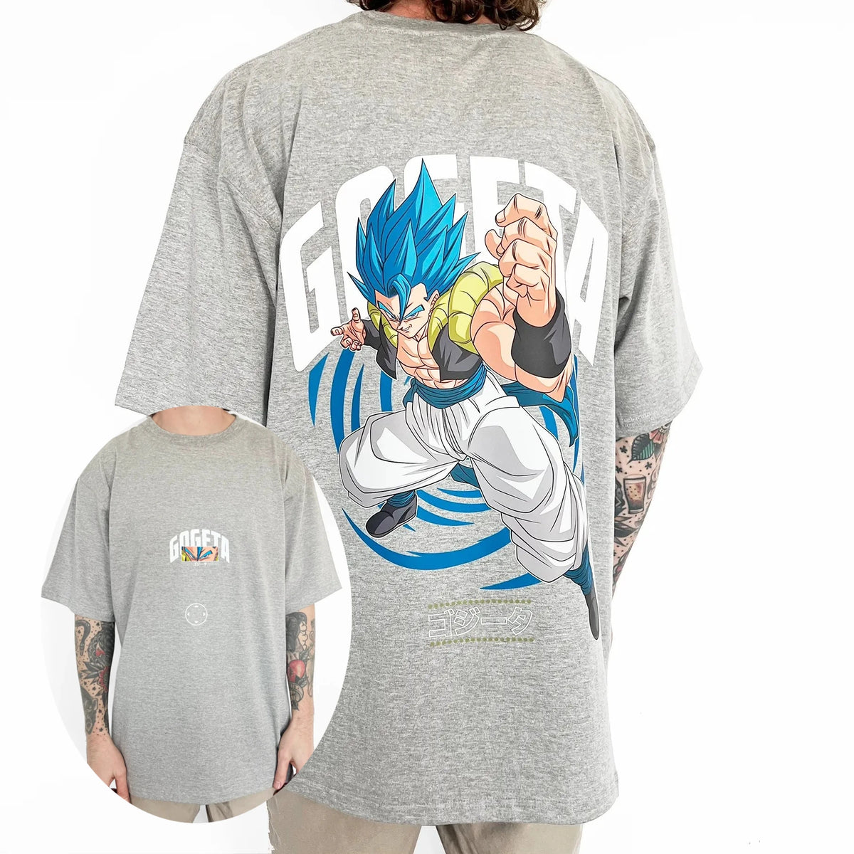 Dragon Ball Son Goku Oversized Retro Graphic T-Shirt flat lay 2026 oversized retro cotton unisex
