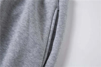 Close-up of Luffy Gear 5 Pants showing the side pocket detail in soft gray fabric, perfect for winter streetwear.