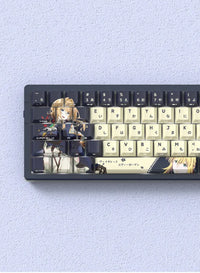 Miyu 129-Key OEM PBT Translucent Keycaps side-engraved 5-side thermal sublimation custom mechanical keyboard