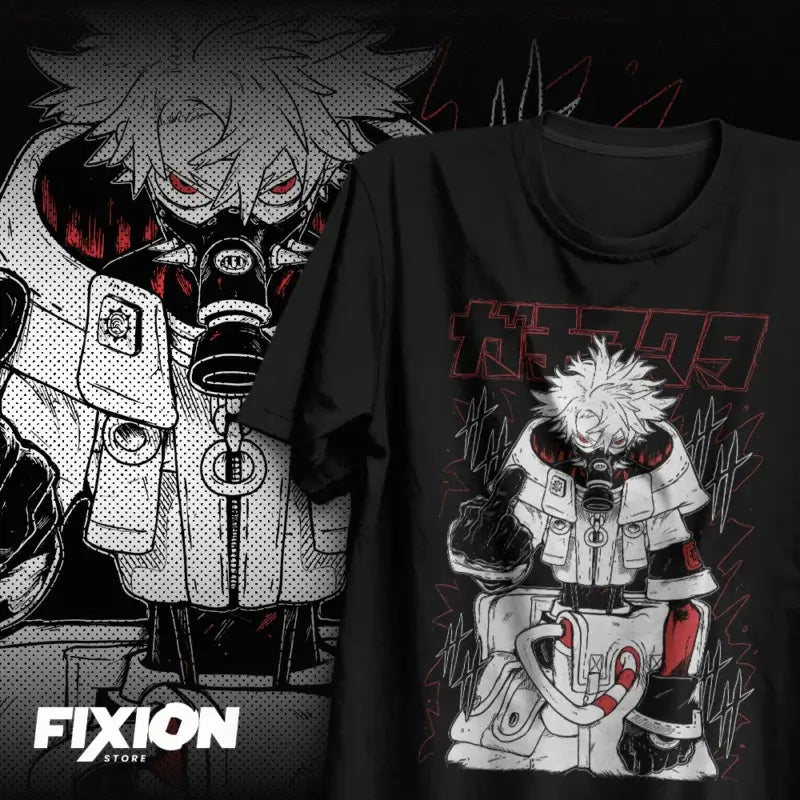 A hot anime Gachiakuta Print T-shirt in an oversized Y2K style, made from heavy cotton for women and men.