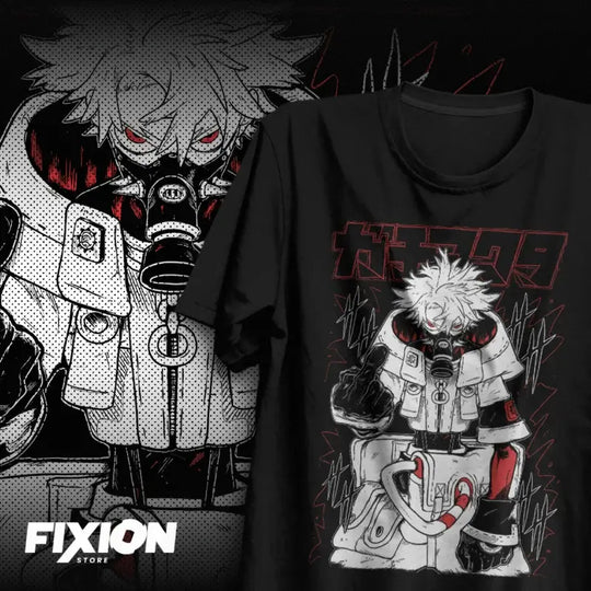 A hot anime Gachiakuta Print T-shirt in an oversized Y2K style, made from heavy cotton for women and men.