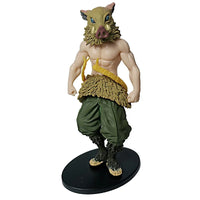 High-quality Demon Slayer Figures featuring Tanjiro Kamado, Nezuko, Zenitsu, and Inosuke in dynamic action poses for anime collection.