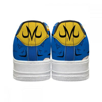Close-up of Dragon Ball Z Goku Vegeta Anime Sneakers custom print detail high quality sole