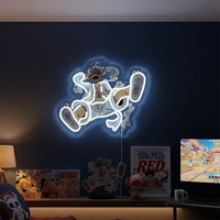 One Piece Luffy Acrylic Neon LED Light custom anime sign home decor bar wall art