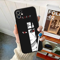 A protective Naruto iPhone Case featuring dynamic anime art, compatible with Apple iPhone 15, 14, 13, 12, 11 and Pro Max models.