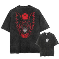 Asta Black Clover Manga Streetwear T-Shirt featuring a graphic design on a washed cotton oversized tee.