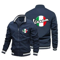 Attack on Titan Baseball Jacket Y2K Harajuku Street Style worn by male model streetwear anime fashion outfit