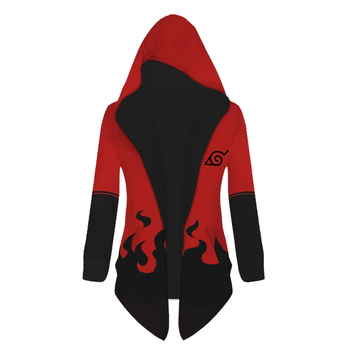 Naruto Uzumaki Cosplay Hooded Cardigan Trench Coat full length spring autumn anime casual jacket