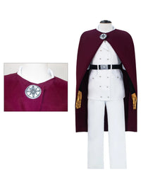 Yhwach Cosplay Costume showcasing the complete outfit including cloak, pants, and accessories, perfect for cosplay events.