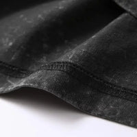 A vintage Washed T-shirt ONE PIECE Doflamingo in an oversized Harajuku style, suitable for men and women's fitness and street fashion.