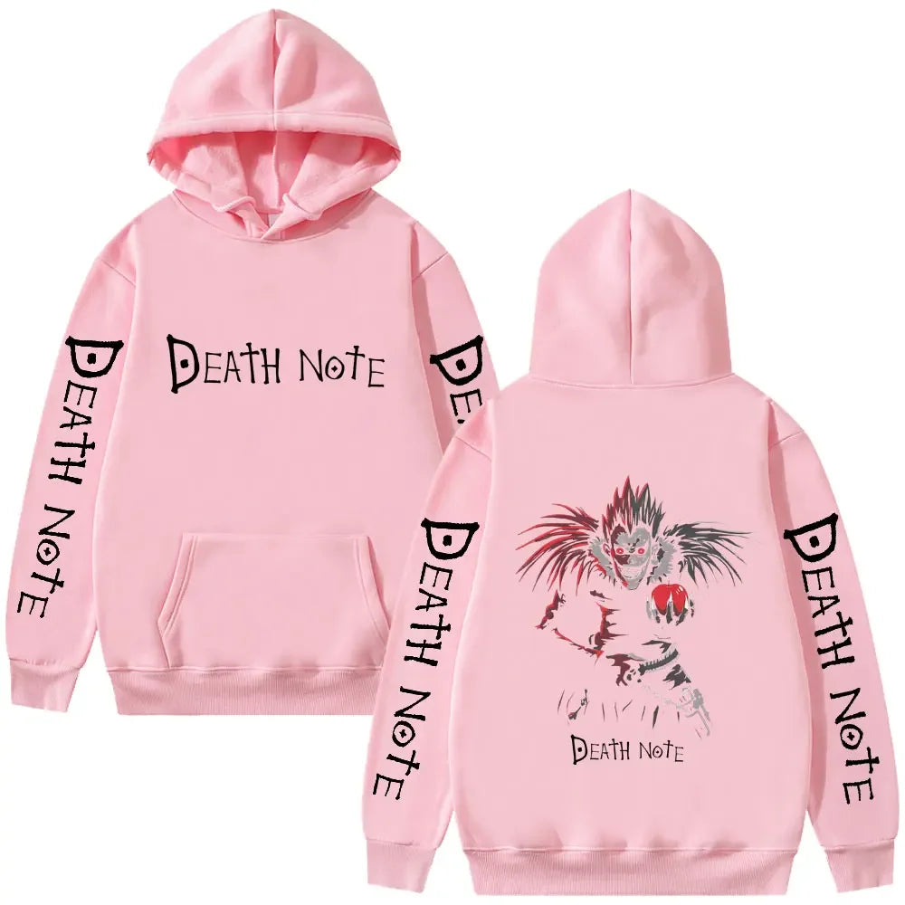 Death Note Ryuk Vintage Oversized Hoodie | Fleece Streetwear