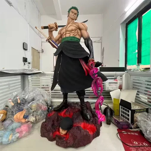 Zoro Five-Headed Eagle Large Collectible Statue 50CM One Piece domineering anime figure gift