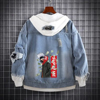 Naruto Akatsuki Itachi Harajuku Pullover Hoodie back view flannel Harajuku anime sweatshirt