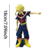 A highly detailed 18cm My Hero Academia Anime Figure made of PVC, featuring action poses of All Might, Deku, and Bakugo for collectors.