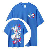 Demon Slayer Kimetsu no Yaiba Anime T-Shirt cotton unisex round neck summer breathable street tee