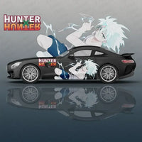 Killua Zoldyck Anime Vinyl Car Decal Side Graphic flower UV fade-resistant universal SUV vehicle