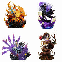 Anime Figure Mystery Blind Box featuring colorful Dragon Ball, One Piece, and Demon Slayer PVC figures.