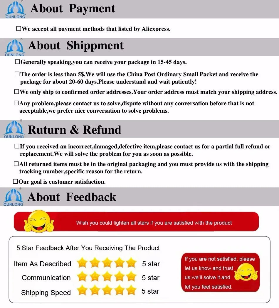 Demon Slayer Tanjiro Nezuko Blind Box PVC Figure Gift About Payment, Shipment, Return & Refund guidelines for online shopping. Customer feedback information and satisfaction assurance.