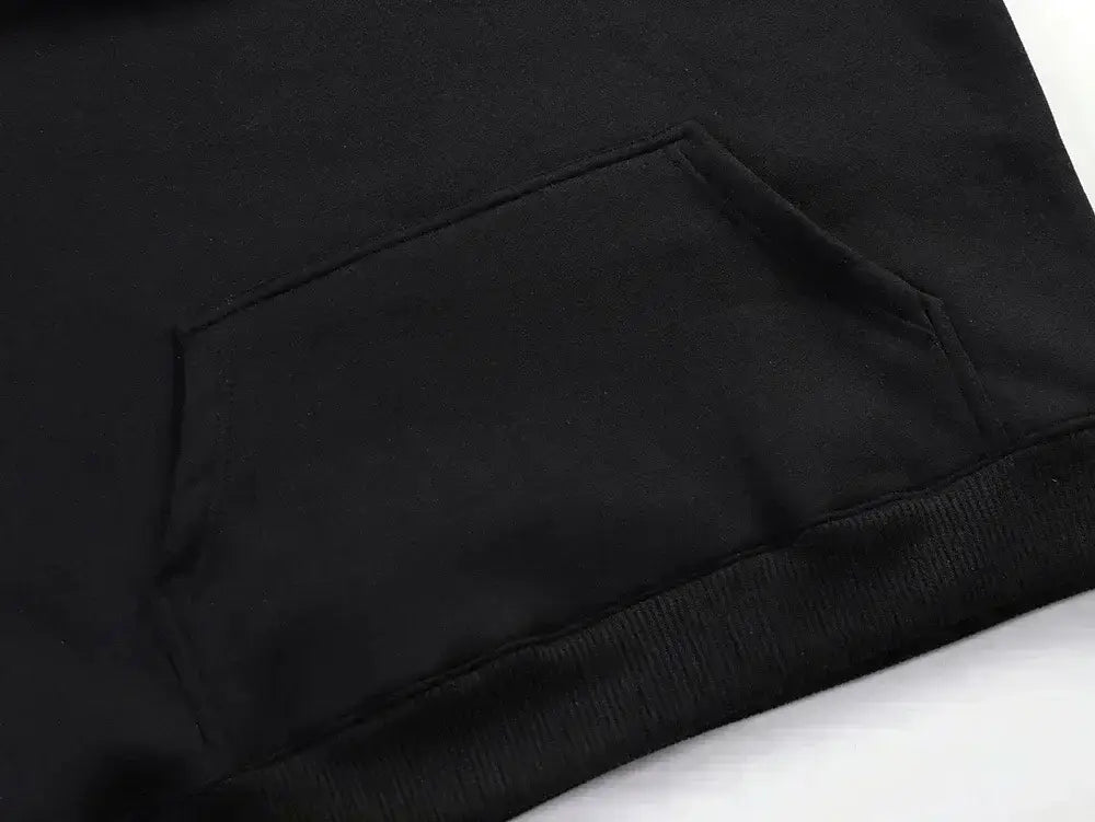 Demon Slayer Parent-Child Cotton Hoodie featuring an anime character design on the back in an oversized fit.