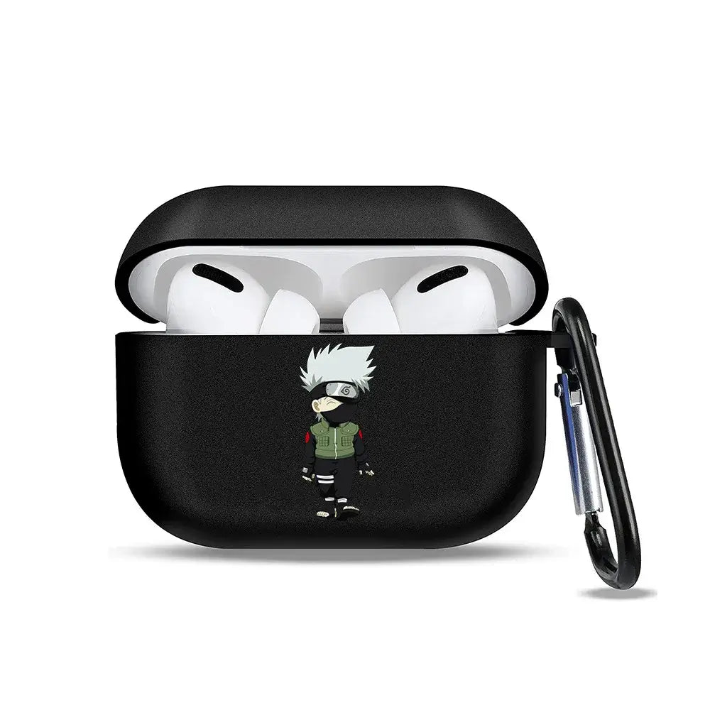 Naruto Itachi AirPods Case Soft Anime Cover TPU cartoon Uchiha Itachi Gaara Akatsuki character figure protective case fits AirPods 1 2 3 Pro Pro2
