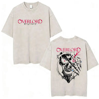 Albedo Overlord Vintage Washed T-Shirt Anime Graphic Tee