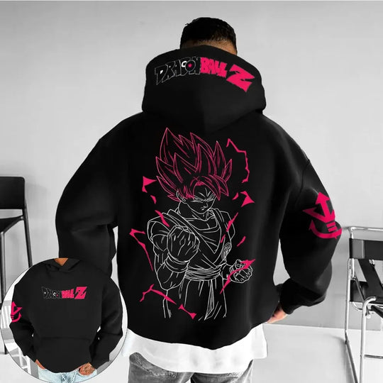 Dragon Ball Zamasu Goku Black Anime Hoodie Harajuku long sleeve parent-child wear men boys