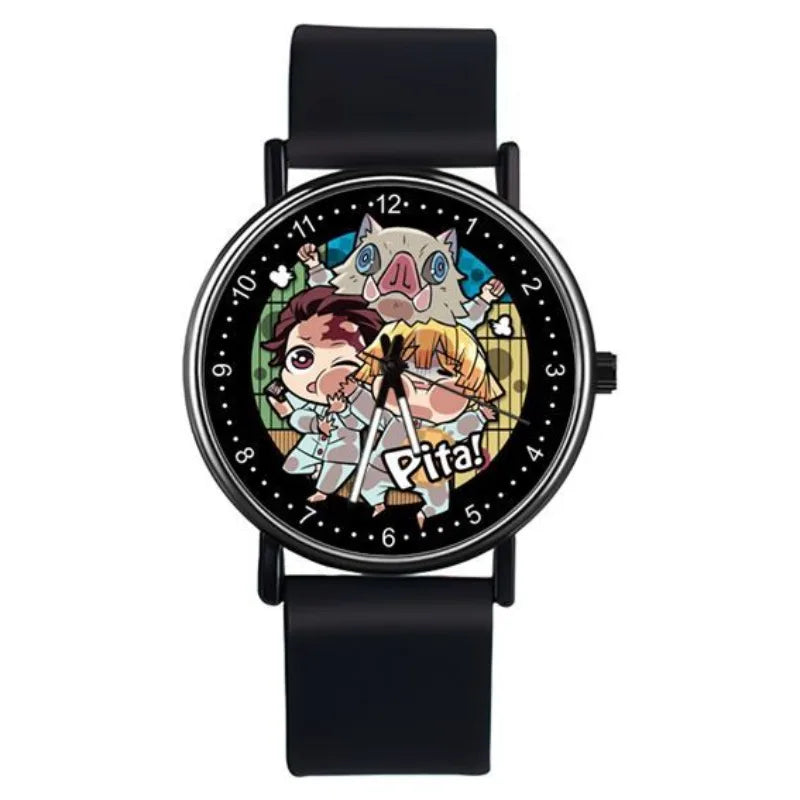 Demon Slayer Nezuko Sanemi Anime Student Analog Watch boxed holiday gift anime peripheral