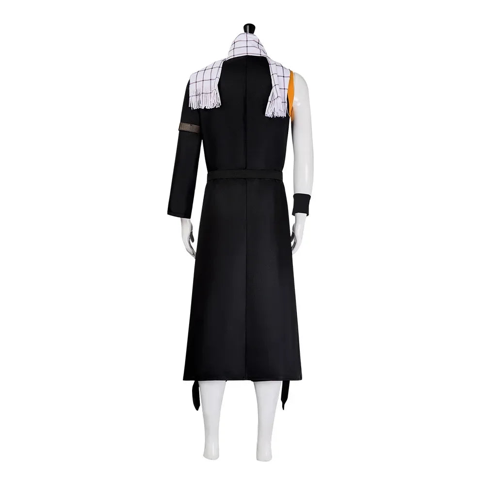 Natsu Dragneel Fairy Tail Cosplay Costume Blue Black complete top pants accessories anime