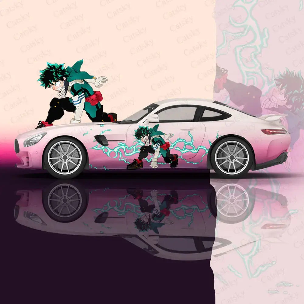 My Hero Academia Anime Car Wrap Decal Sticker PVC gloss protective body modification universal