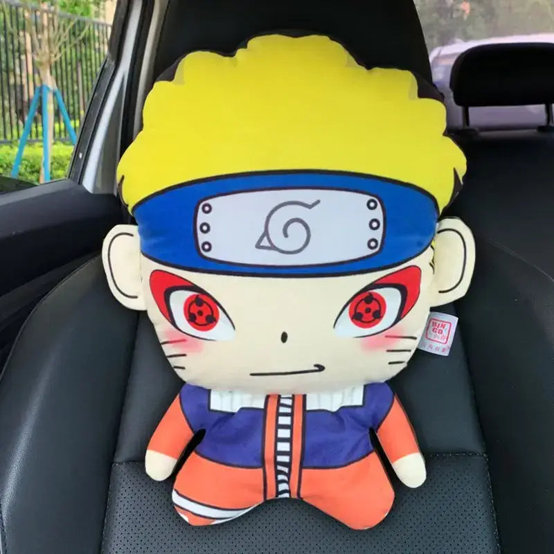 Naruto Anime Car Neck Pillow Headrest Uzumaki cartoon anti-fatigue seat accessory gift