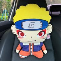 Naruto Anime Car Neck Pillow Headrest Uzumaki cartoon anti-fatigue seat accessory gift