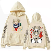 A high-quality Himiko Toga Hoodie featuring a 2026 hip-hop anime design, oversized warm fleece material for men and women.