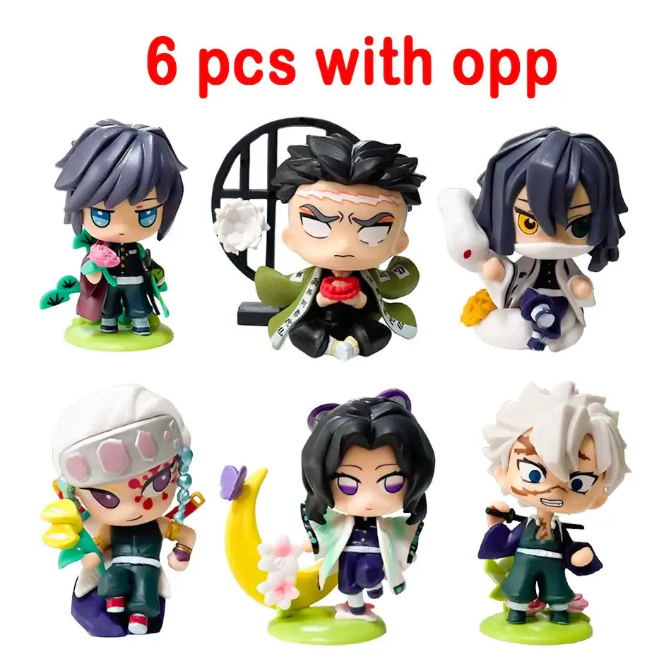 Demon Slayer Tanjiro Nezuko Blind Box Figure anime cartoon statue ornament surprise gift