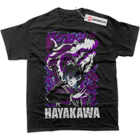An oversized Chainsaw Man T-Shirt made of soft cotton, featuring a graphic print of Power and Makima for men's and women's streetwear.