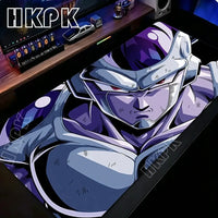 Dragon Ball Z Super Gaming Mouse Pad showcasing a vibrant design with Shenron and Dragon Balls on a gaming desk.
