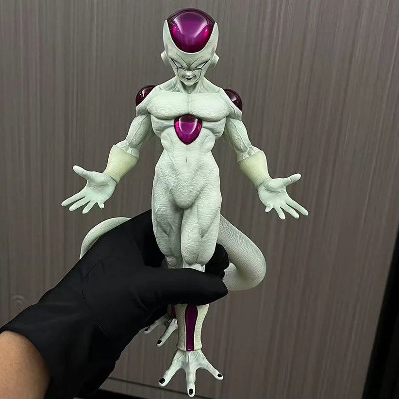 Dragon Ball Z Frieza Final Form Figure displayed on anime shelf 27CM PVC collectible statue