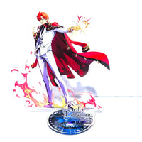 A high-definition 15cm Solo Leveling Acrylic Stand featuring Sung Jinwoo, Sung Jin Ah, and Yoo Jin Ho anime action figures for desk decoration.
